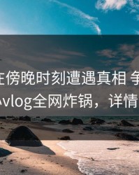 圈内人在傍晚时刻遭遇真相 争议四起，糖心vlog全网炸锅，详情曝光