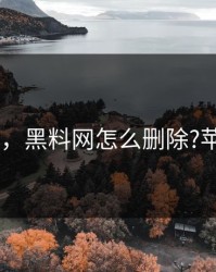 黑料网.，黑料网怎么删除?苹果手机